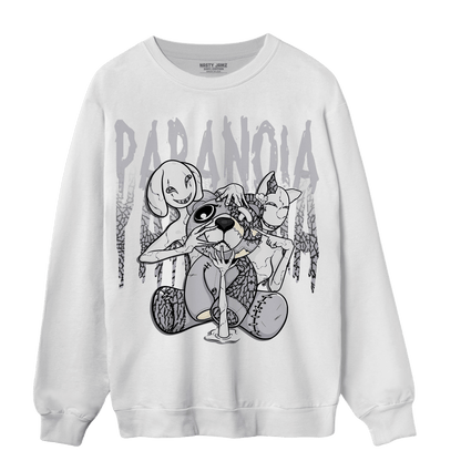 Off Noir 3s Sweatshirt Match Paranoia BER - NastyJamz