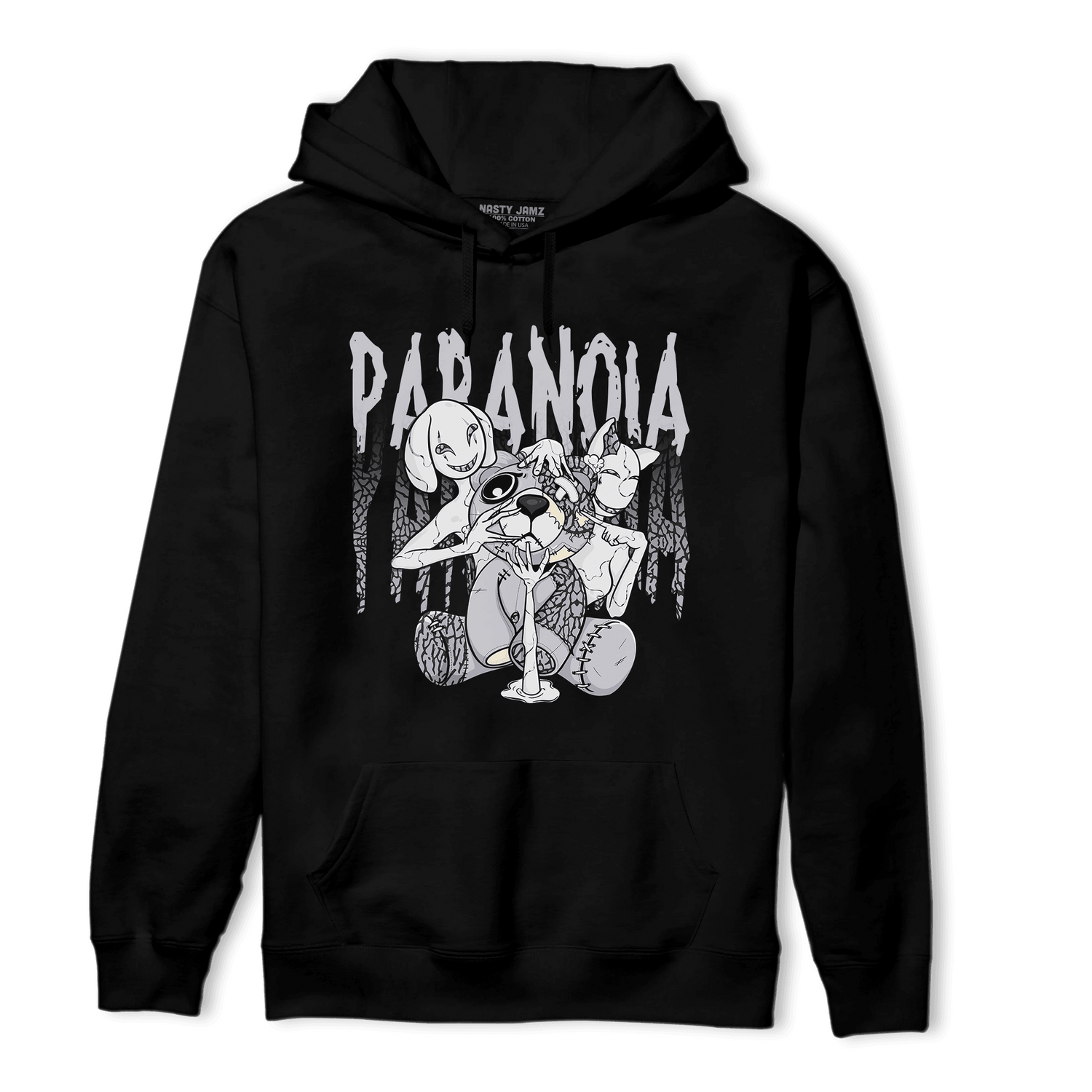 Off Noir 3s Hoodie Match Paranoia BER - NastyJamz
