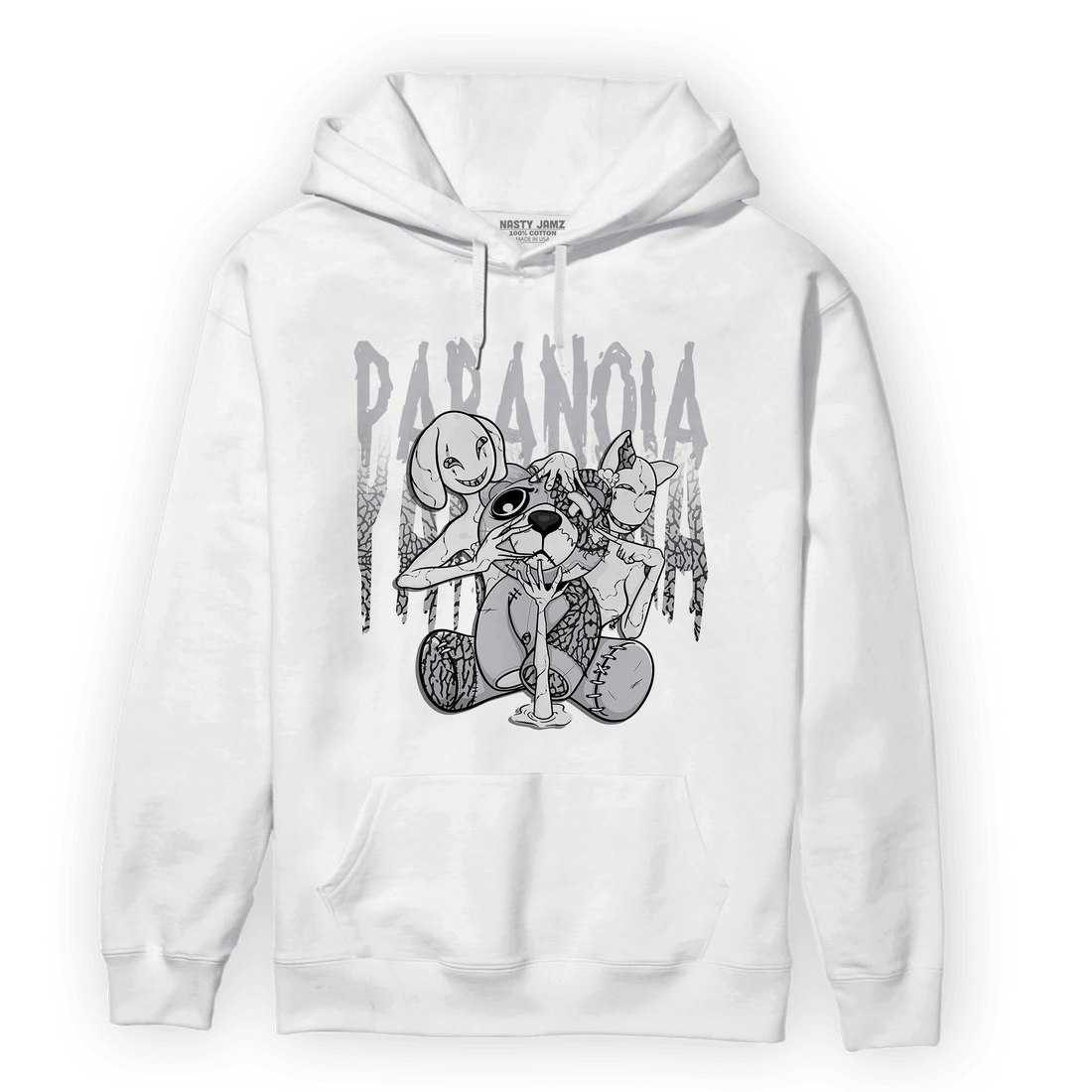 Off Noir 3s Hoodie Match Paranoia BER - NastyJamz