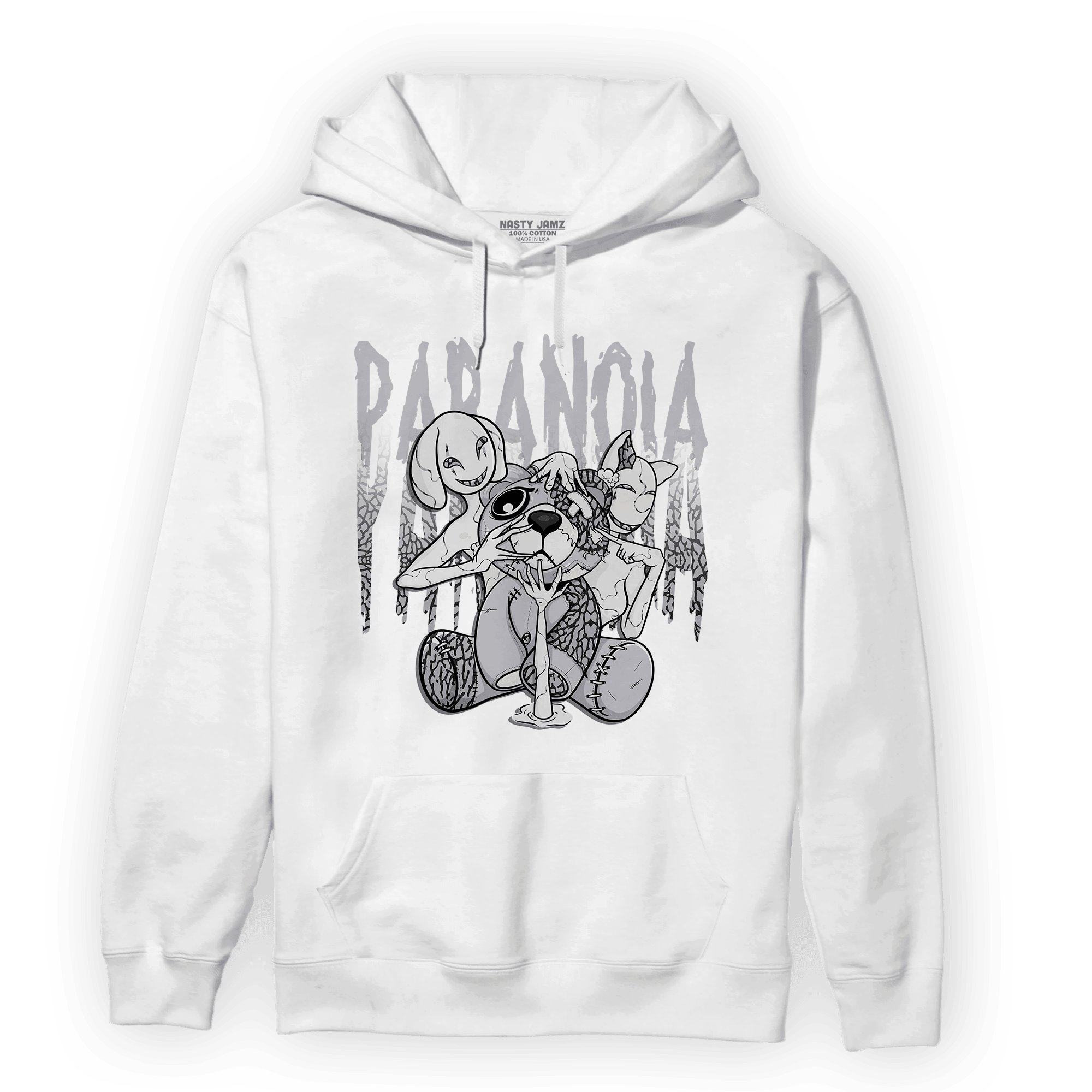 Off Noir 3s Hoodie Match Paranoia BER - NastyJamz