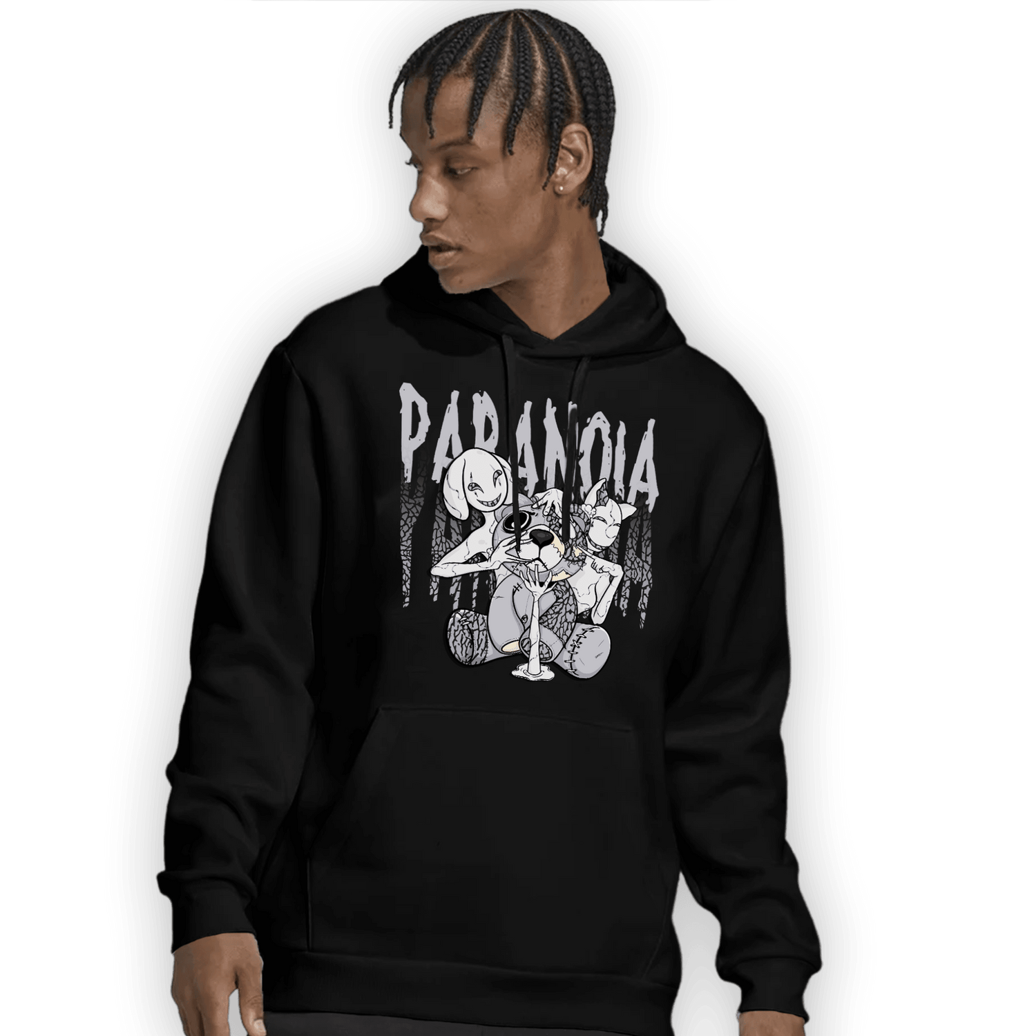 Off Noir 3s Hoodie Match Paranoia BER - NastyJamz