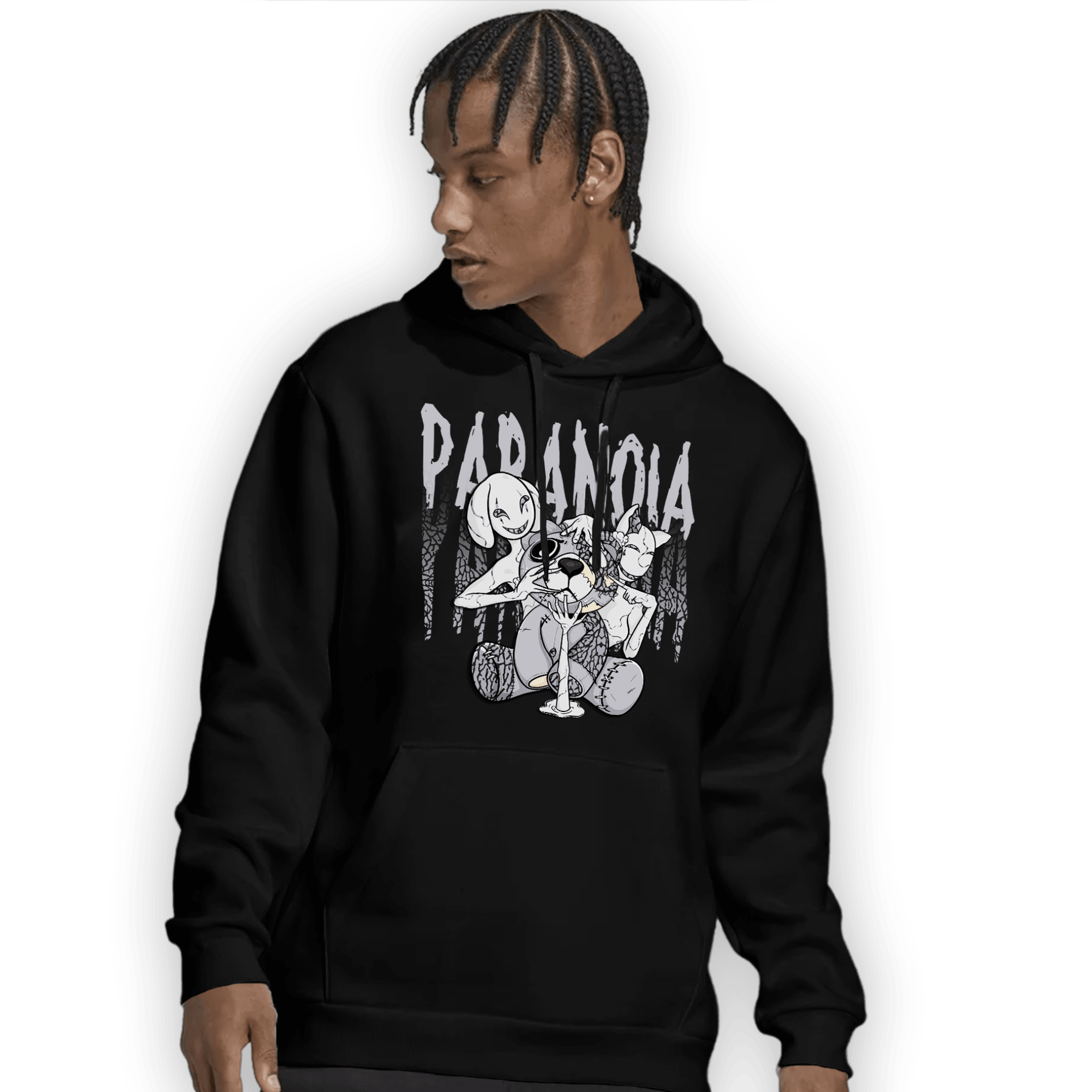 Off Noir 3s Hoodie Match Paranoia BER - NastyJamz