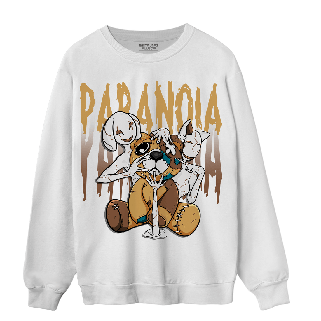 Cacao Wow 4s Sweatshirt Match Paranoia BER - NastyJamz