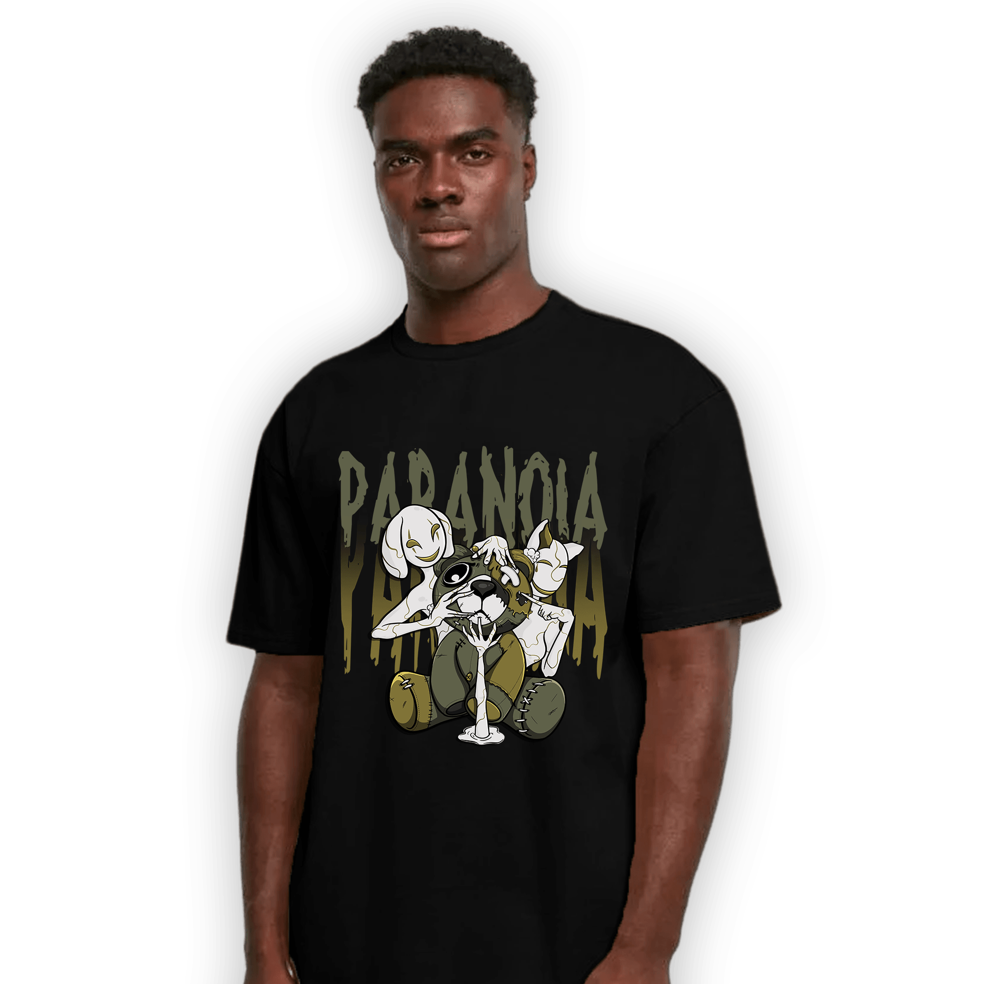 SE Craft Medium Olive 4s T Shirt Match Paranoia BER - NastyJamz