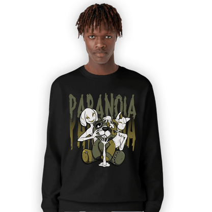 SE Craft Medium Olive 4s Sweatshirt Match Paranoia BER - NastyJamz