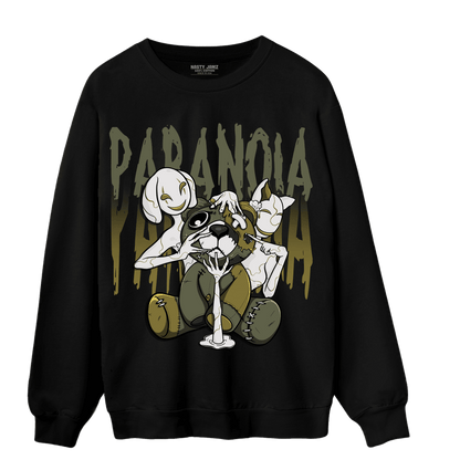 SE Craft Medium Olive 4s Sweatshirt Match Paranoia BER - NastyJamz