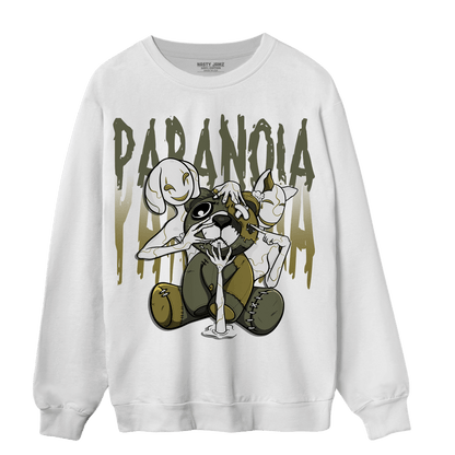 SE Craft Medium Olive 4s Sweatshirt Match Paranoia BER - NastyJamz