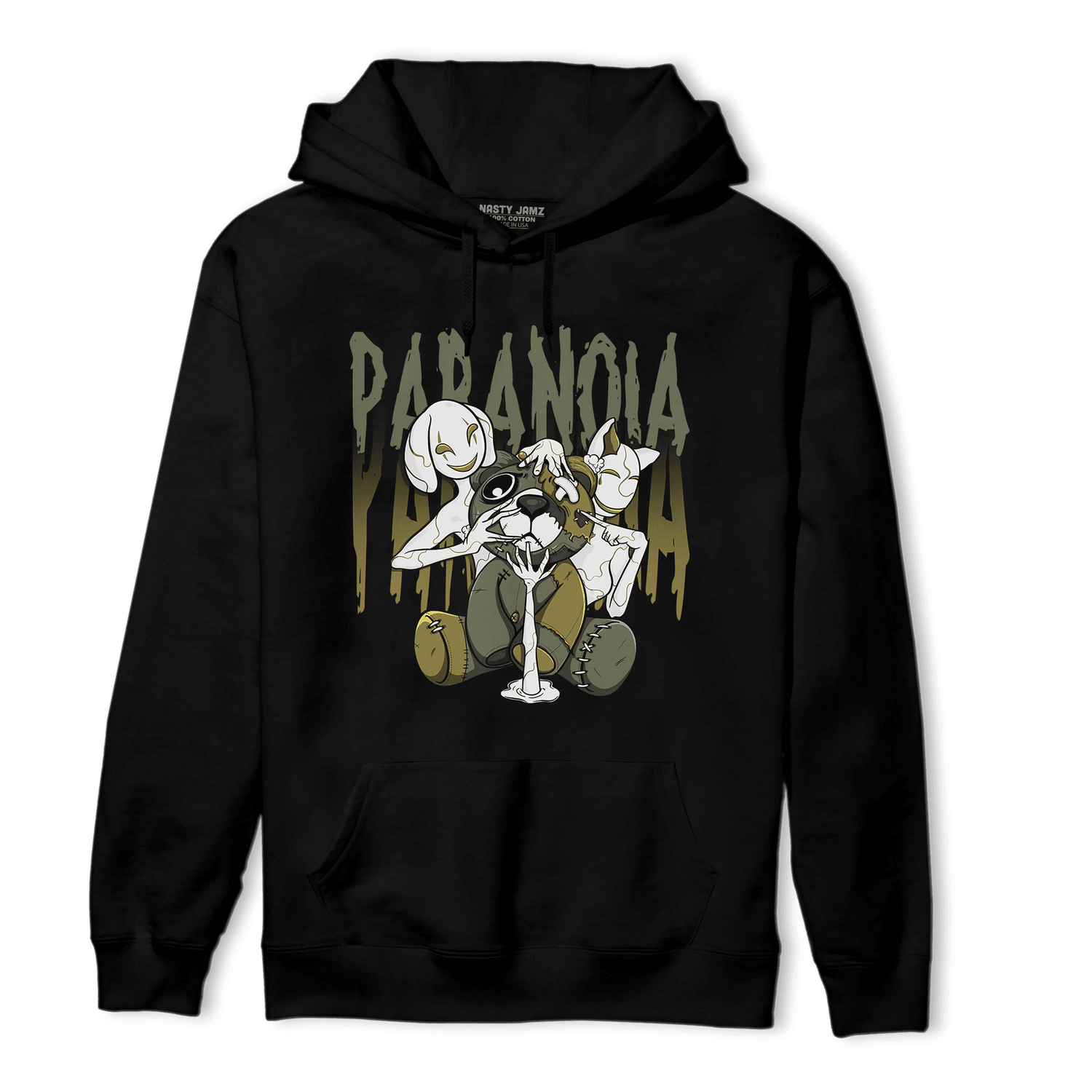 SE Craft Medium Olive 4s Hoodie Match Paranoia BER - NastyJamz