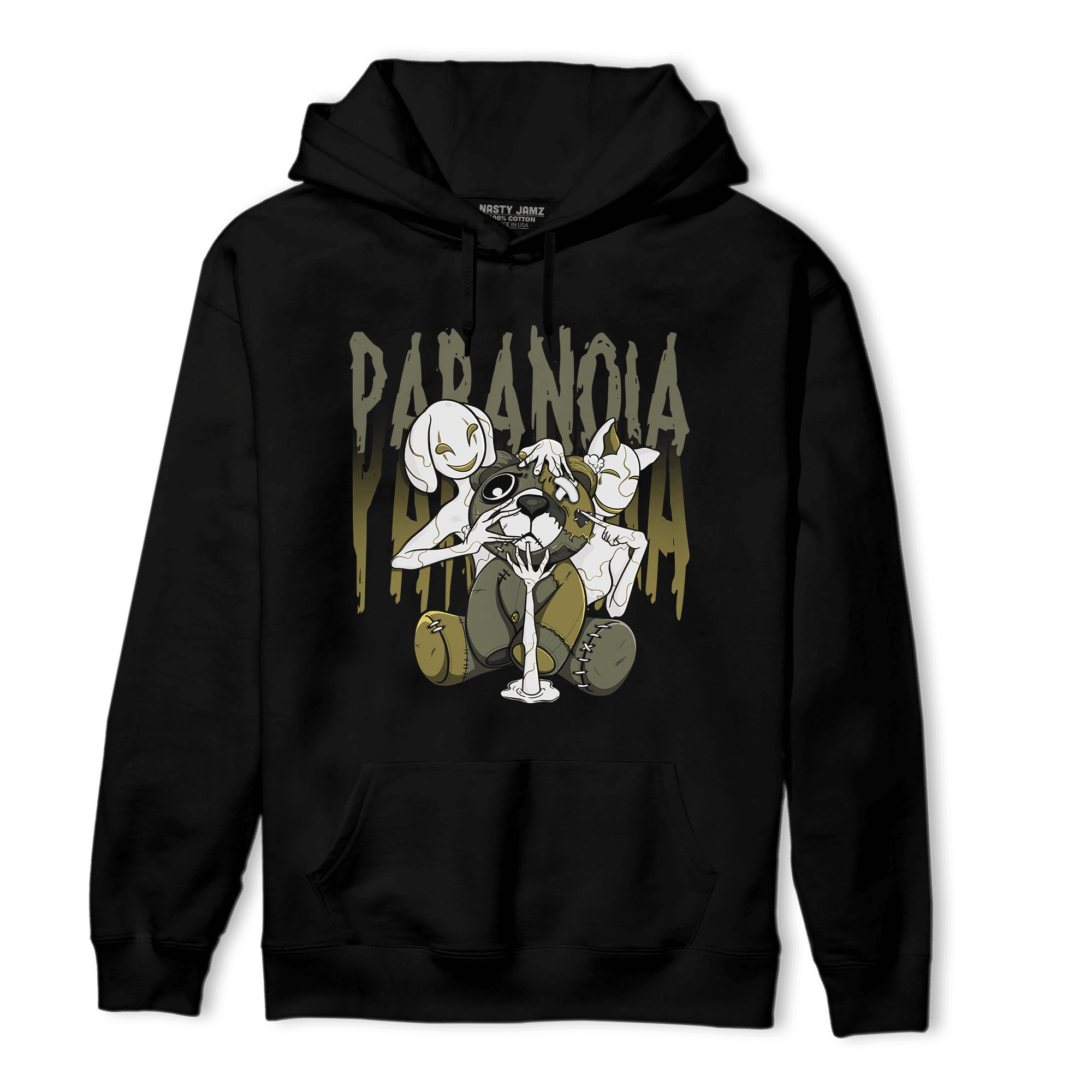 SE Craft Medium Olive 4s Hoodie Match Paranoia BER - NastyJamz