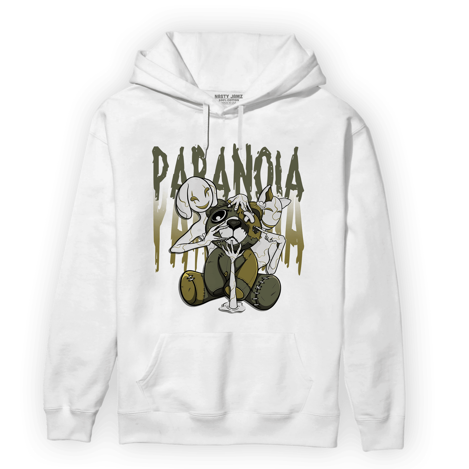 SE Craft Medium Olive 4s Hoodie Match Paranoia BER - NastyJamz