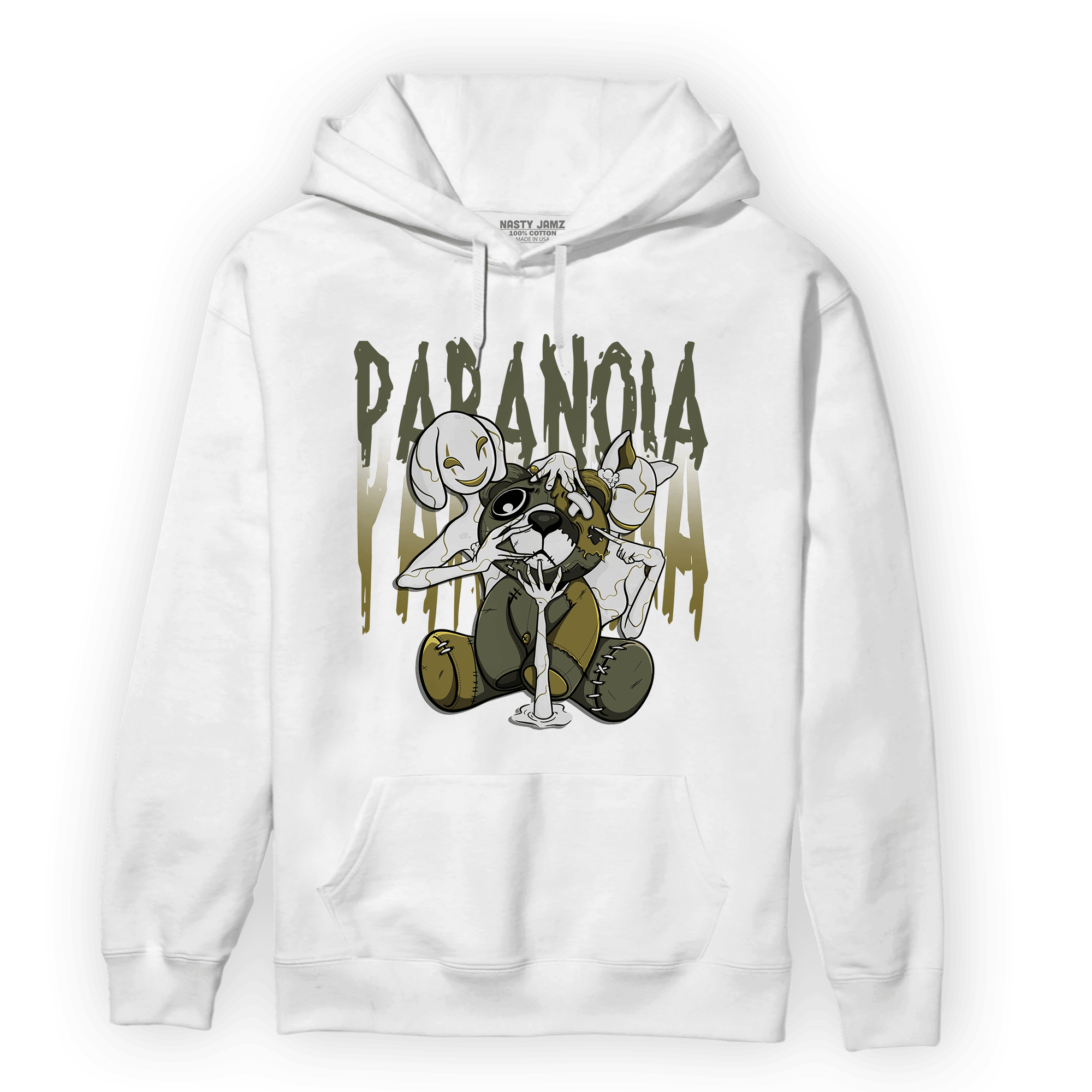 SE Craft Medium Olive 4s Hoodie Match Paranoia BER - NastyJamz