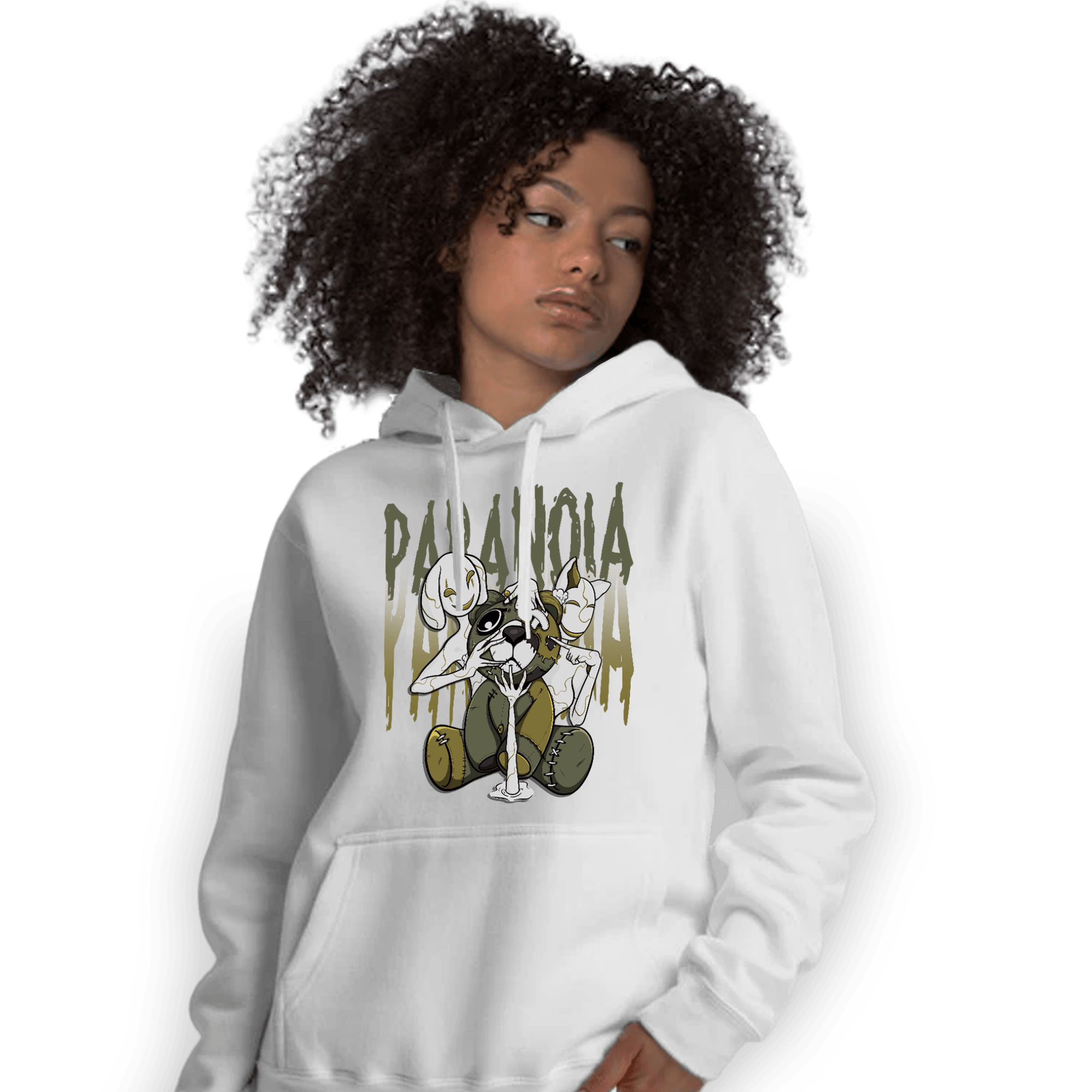 SE Craft Medium Olive 4s Hoodie Match Paranoia BER - NastyJamz