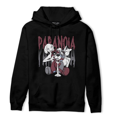Burgundy 5s Hoodie Match Paranoia BER - NastyJamz