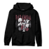 Burgundy 5s Hoodie Match Paranoia BER - NastyJamz