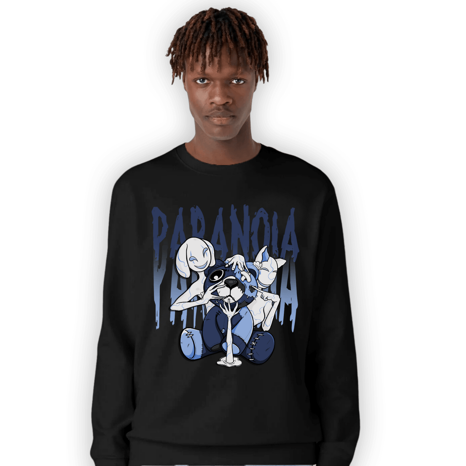 Midnight Navy 5s Sweatshirt Match Paranoia BER - NastyJamz
