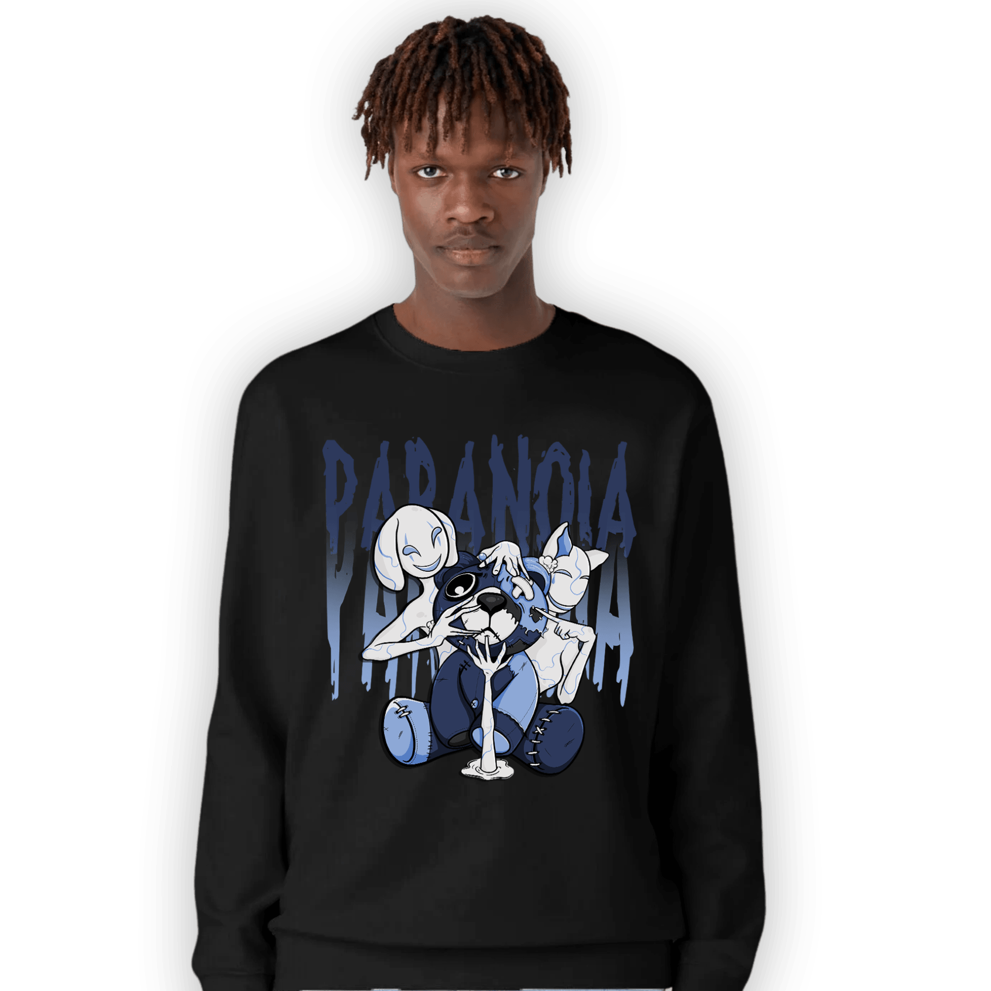 Midnight Navy 5s Sweatshirt Match Paranoia BER - NastyJamz