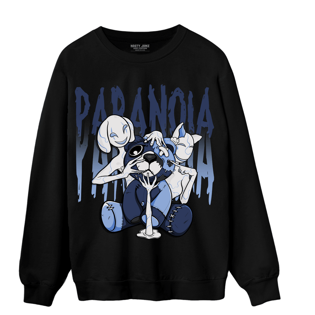Midnight Navy 5s Sweatshirt Match Paranoia BER - NastyJamz