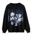 Midnight Navy 5s Sweatshirt Match Paranoia BER - NastyJamz