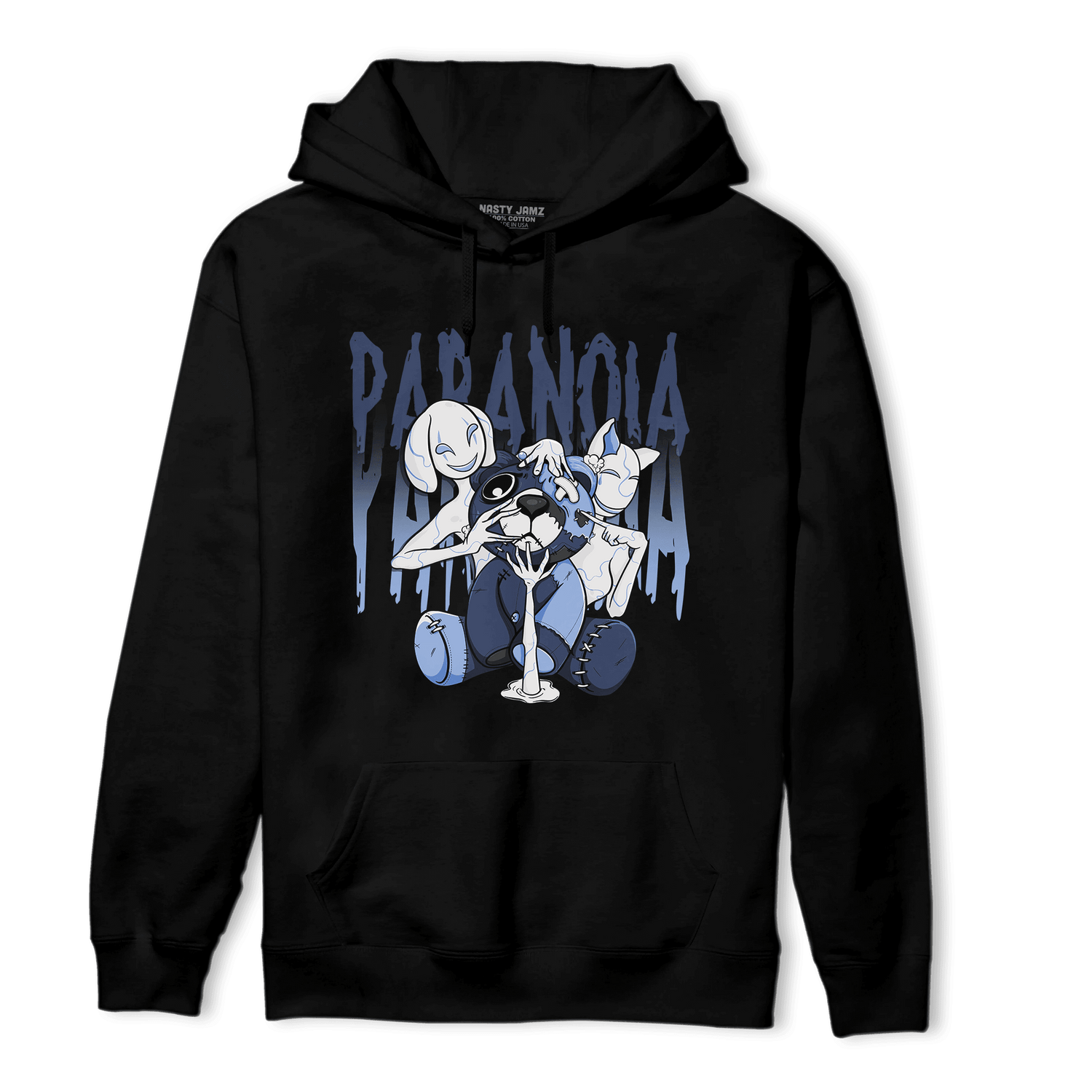 Midnight Navy 5s Hoodie Match Paranoia BER - NastyJamz