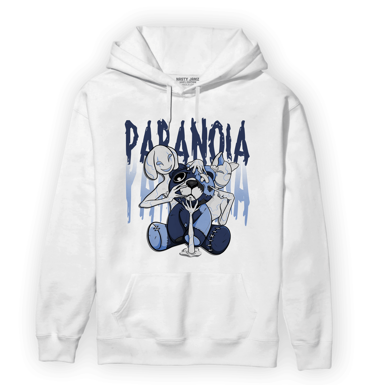 Midnight Navy 5s Hoodie Match Paranoia BER - NastyJamz