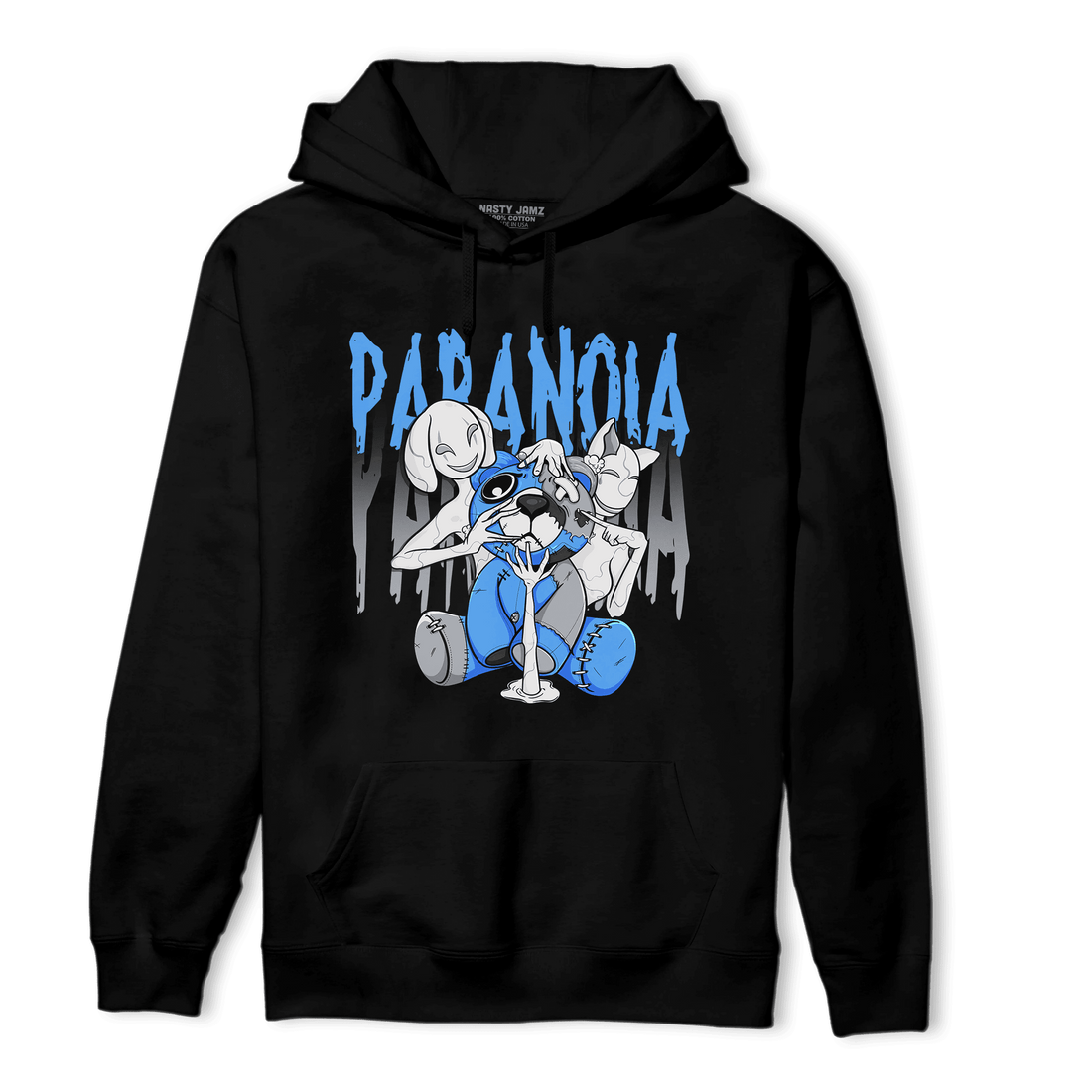 University Blue 5s Hoodie Match Paranoia BER - NastyJamz