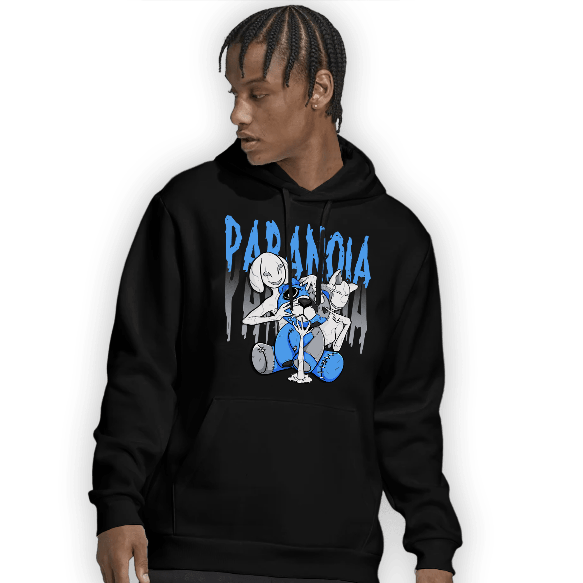 University Blue 5s Hoodie Match Paranoia BER - NastyJamz