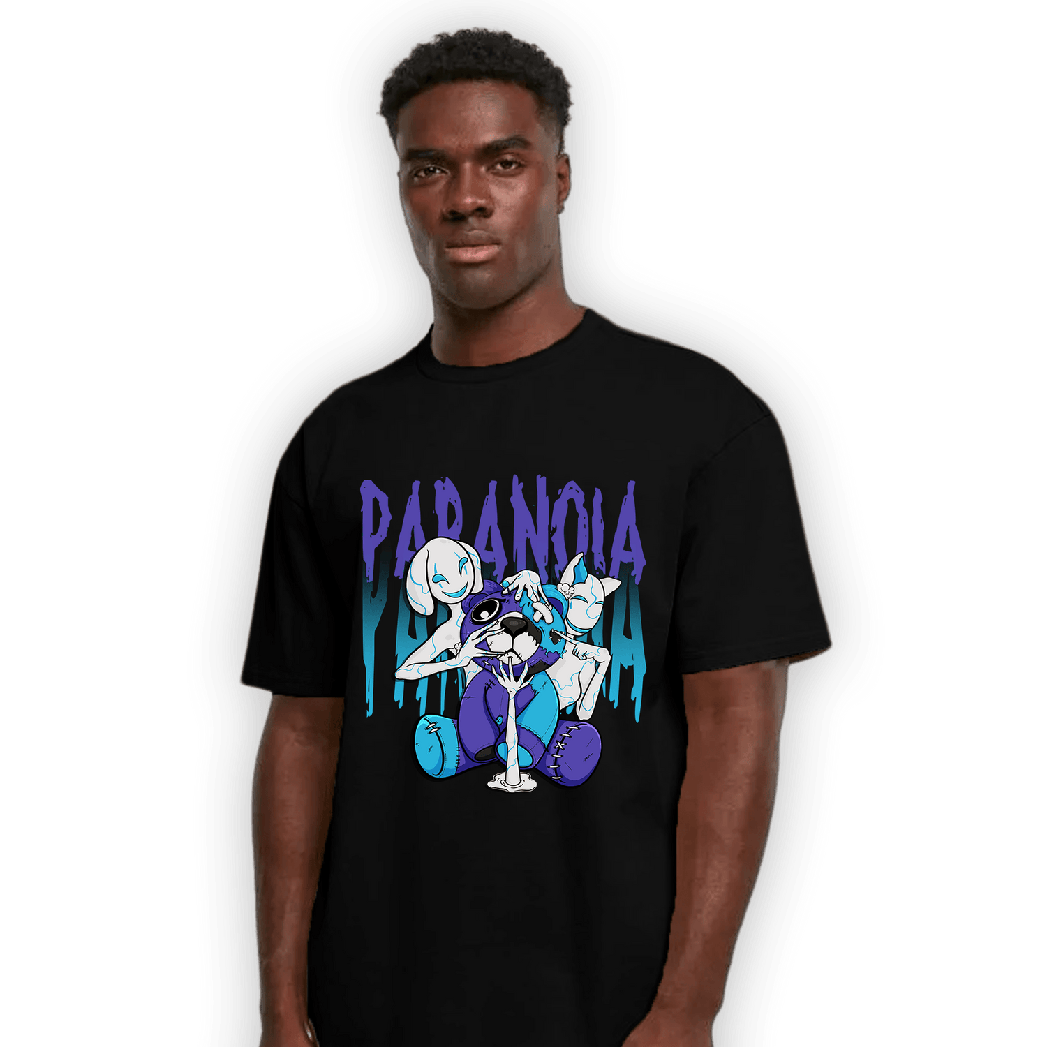 Aqua 6s T Shirt Match Paranoia BER - NastyJamz