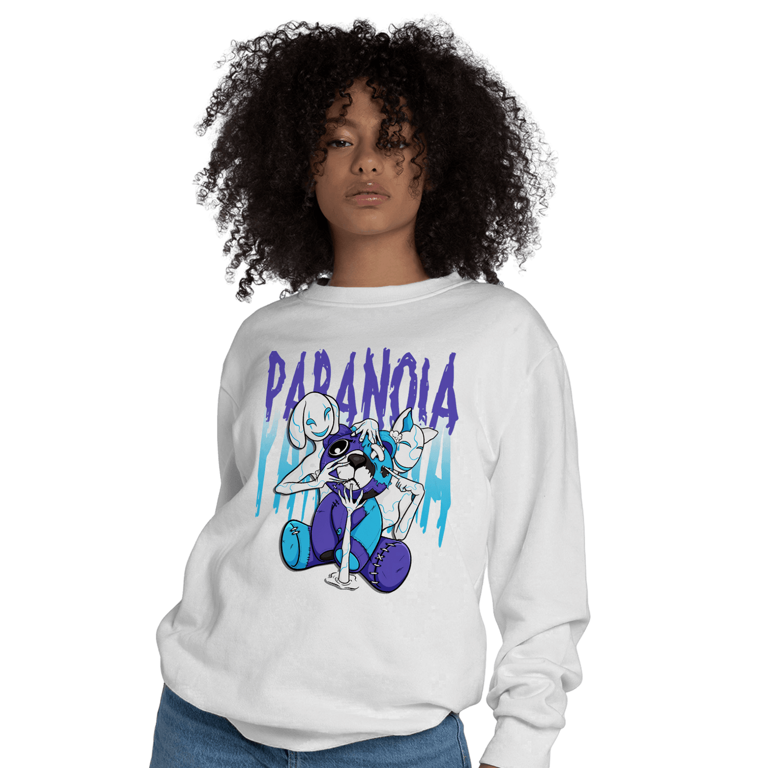 Aqua 6s Sweatshirt Match Paranoia BER - NastyJamz