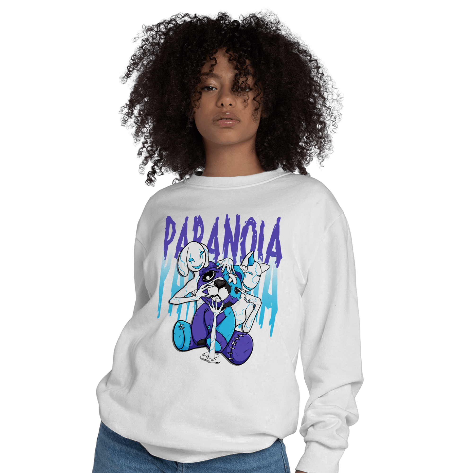 Aqua 6s Sweatshirt Match Paranoia BER - NastyJamz
