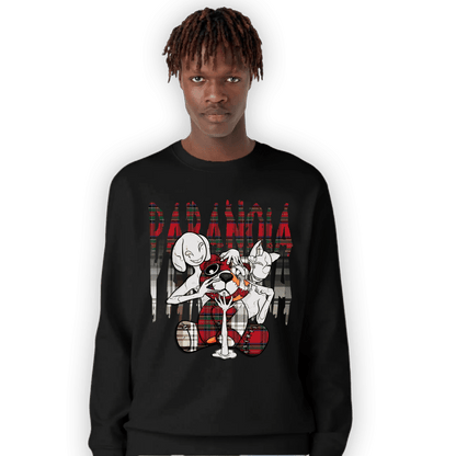 Plaid 5s Sweatshirt Match Paranoia BER - NastyJamz
