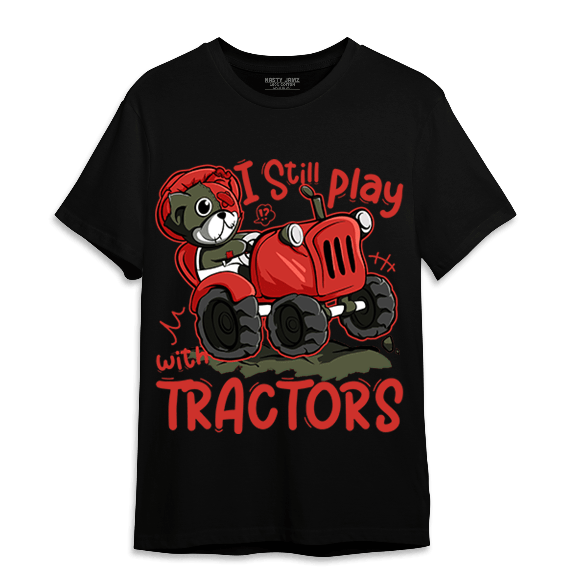Dunk Low Mystic Red T Shirt Match Play With Tractors BER - NastyJamz