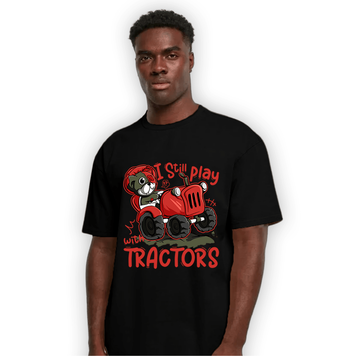 Dunk Low Mystic Red T Shirt Match Play With Tractors BER - NastyJamz