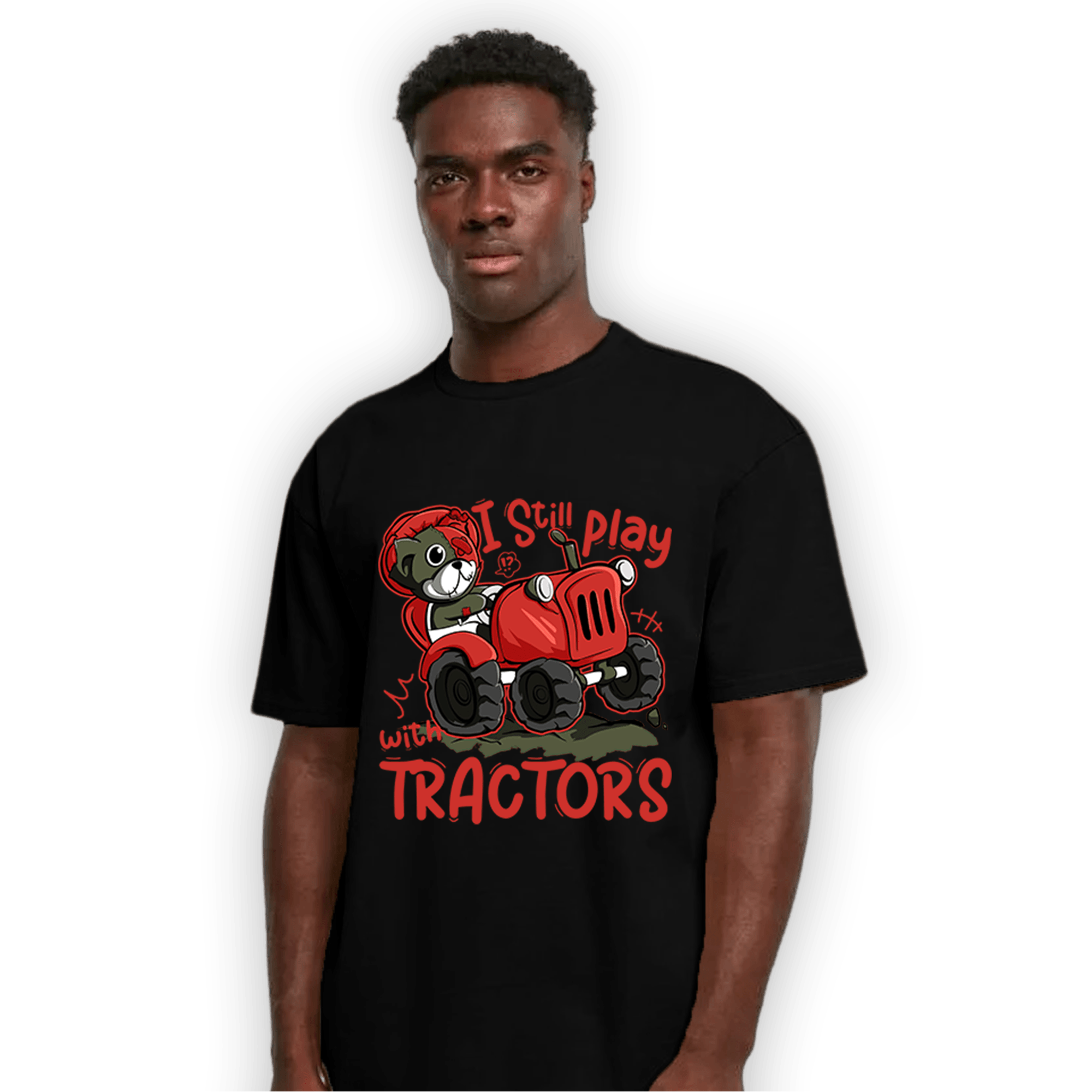 Dunk Low Mystic Red T Shirt Match Play With Tractors BER - NastyJamz