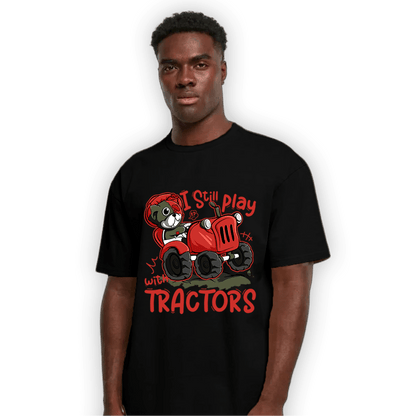 Dunk Low Mystic Red T Shirt Match Play With Tractors BER - NastyJamz