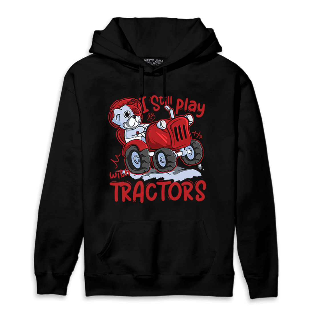 Cherry 11s Hoodie Match Play With Tractors BER - NastyJamz