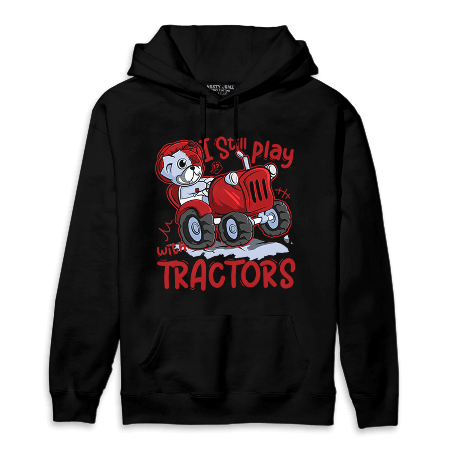 Cherry 11s Hoodie Match Play With Tractors BER - NastyJamz