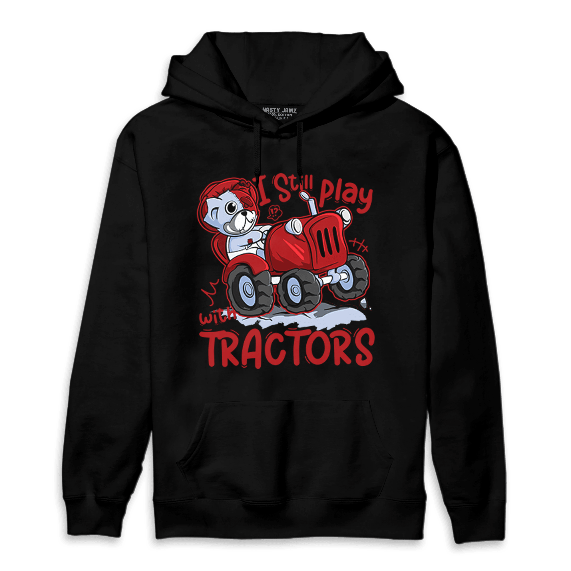 Cherry 11s Hoodie Match Play With Tractors BER - NastyJamz