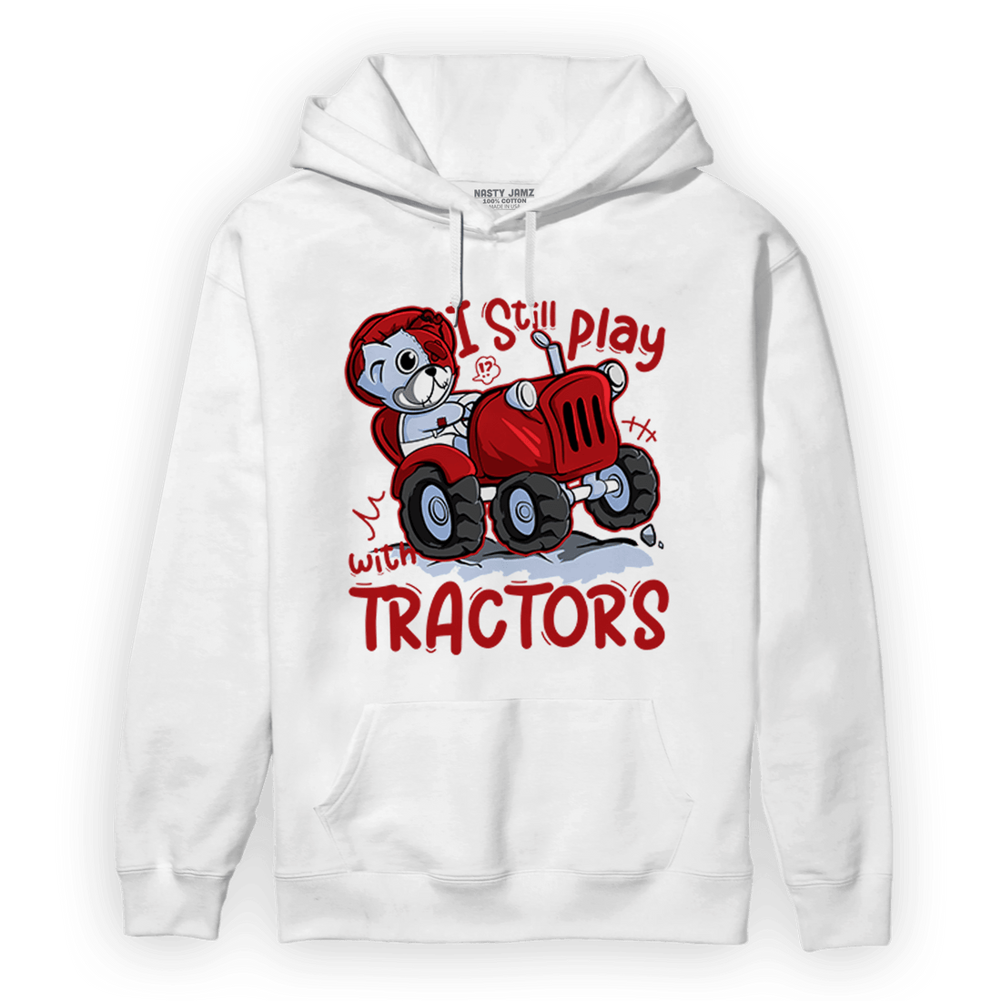Cherry 11s Hoodie Match Play With Tractors BER - NastyJamz