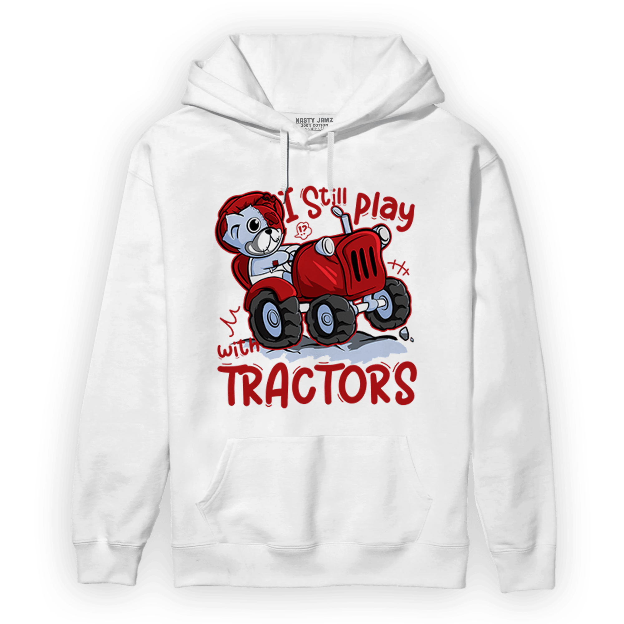 Cherry 11s Hoodie Match Play With Tractors BER - NastyJamz