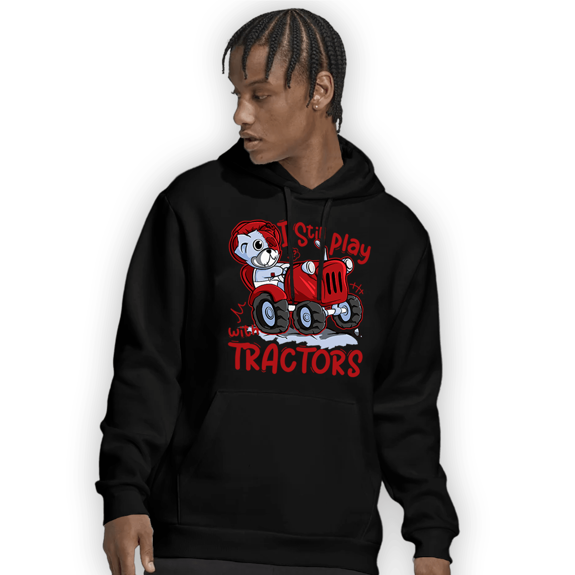 Cherry 11s Hoodie Match Play With Tractors BER - NastyJamz