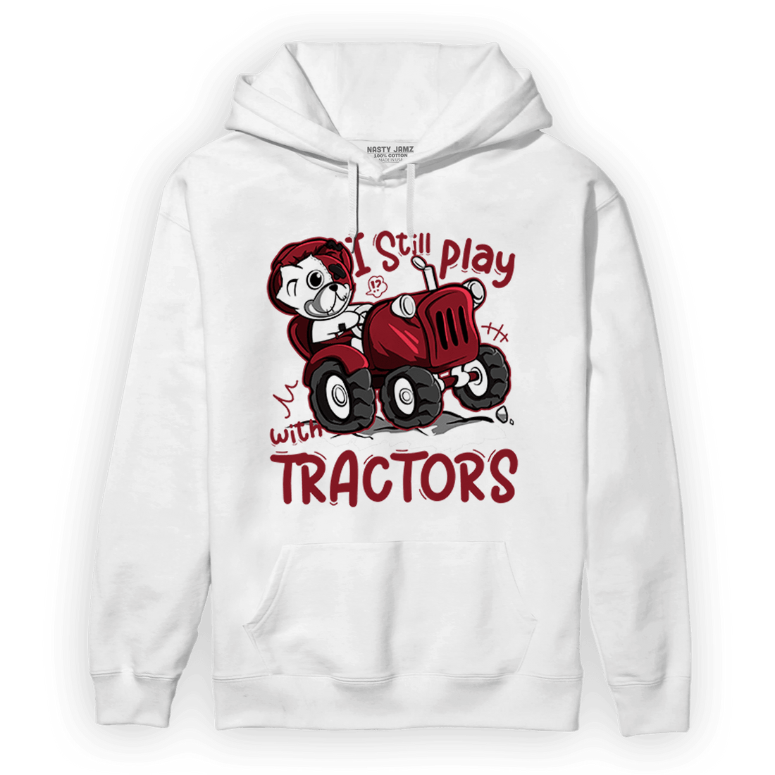 Cherry 12s Hoodie Match Play With Tractors BER - NastyJamz