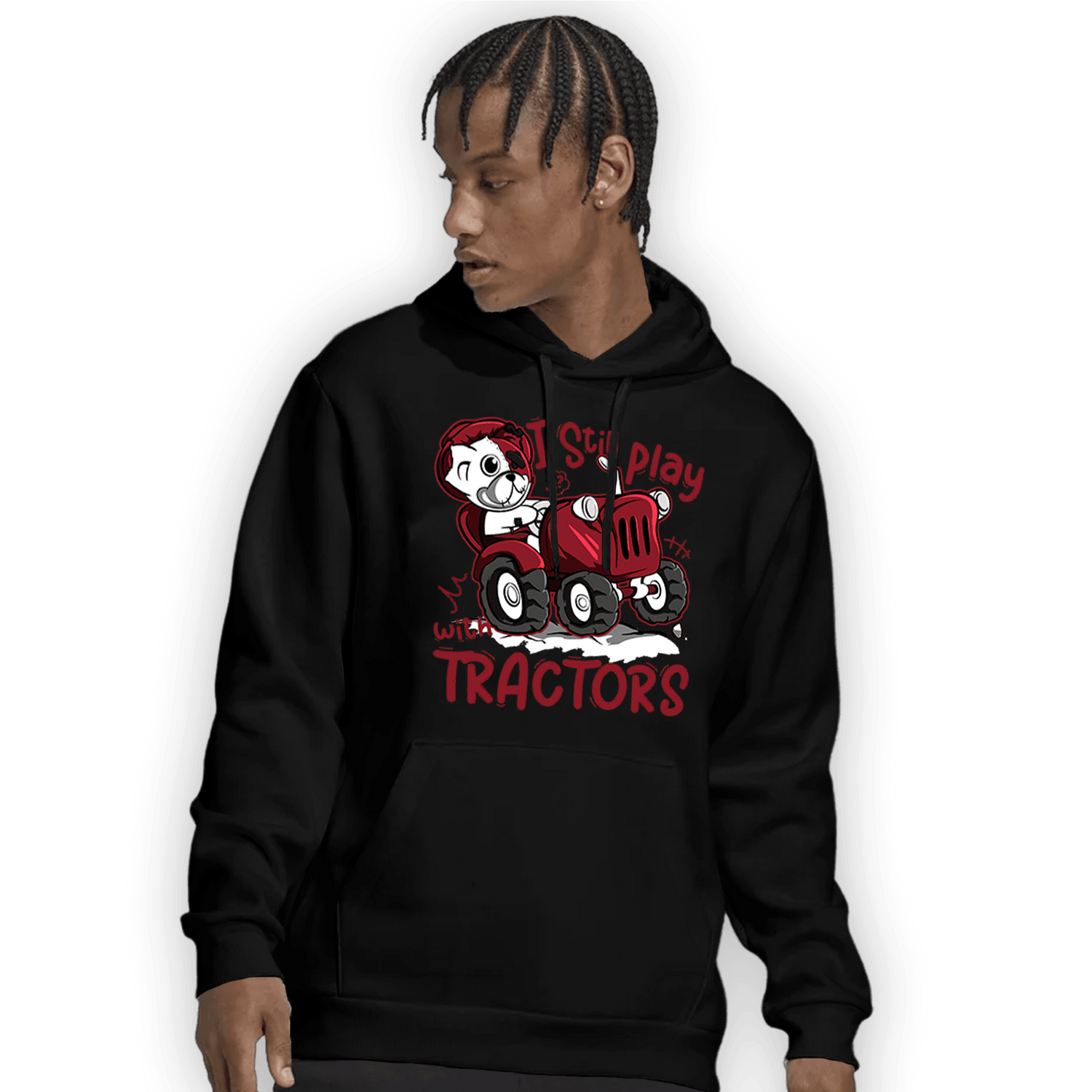 Cherry 12s Hoodie Match Play With Tractors BER - NastyJamz