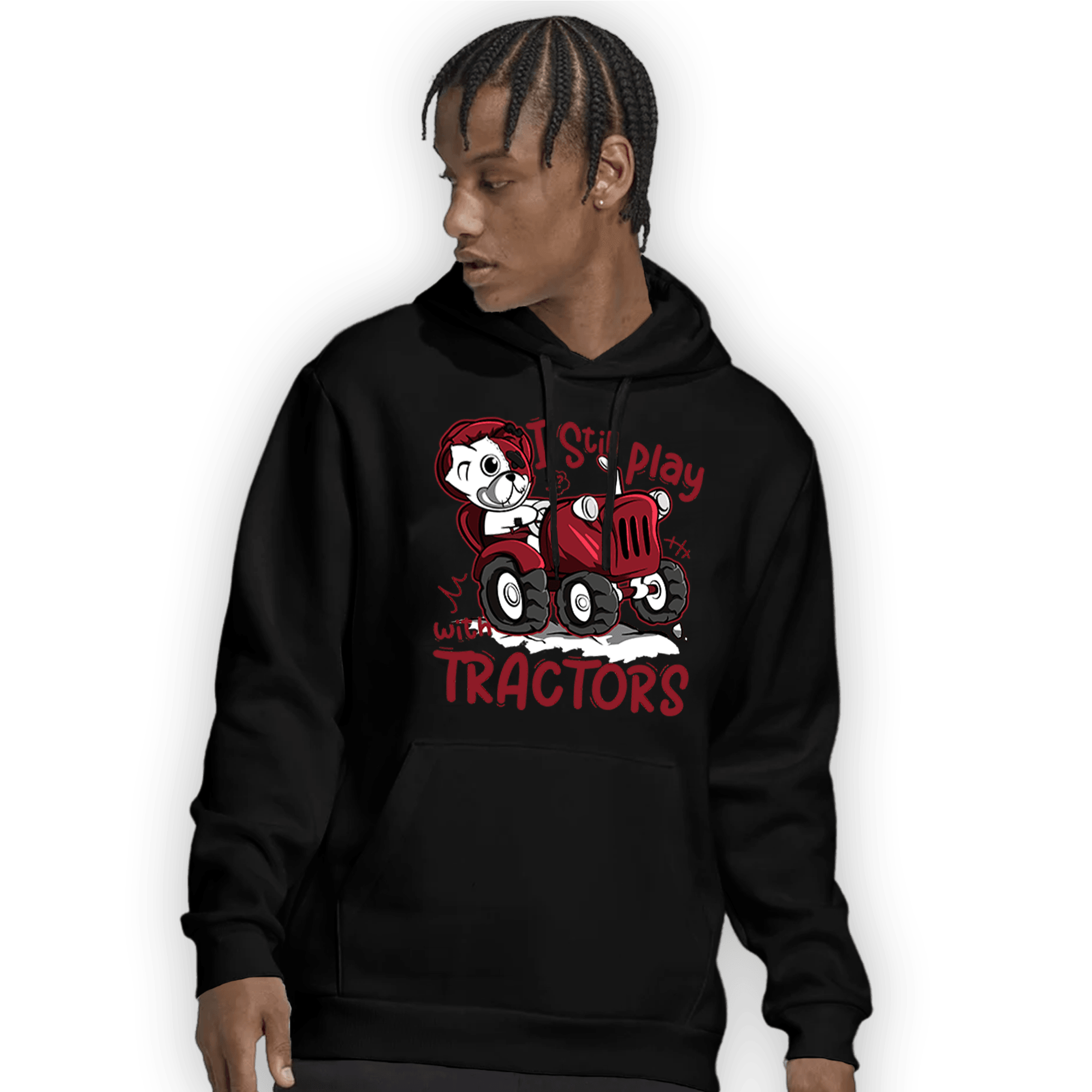 Cherry 12s Hoodie Match Play With Tractors BER - NastyJamz