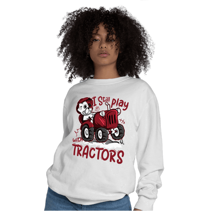 Cherry 12s Sweatshirt Match Play With Tractors BER - NastyJamz