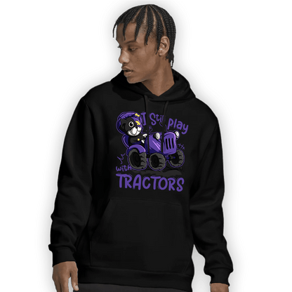Field Purple 12s Hoodie Match Play With Tractors BER - NastyJamz