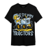 Blue Grey 13s T Shirt Match Play With Tractors BER - NastyJamz