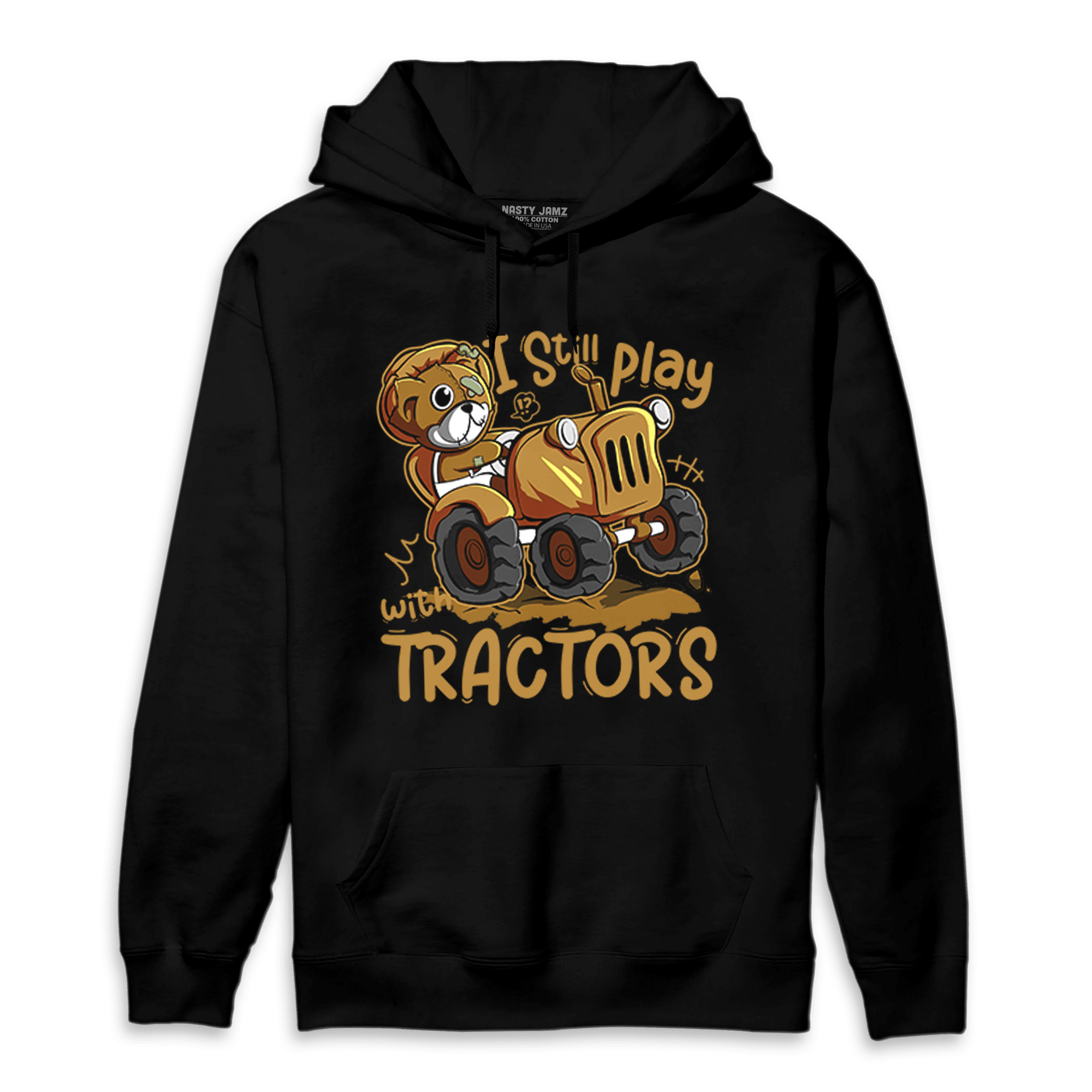 Wheat 13s Hoodie Match Play With Tractors BER - NastyJamz