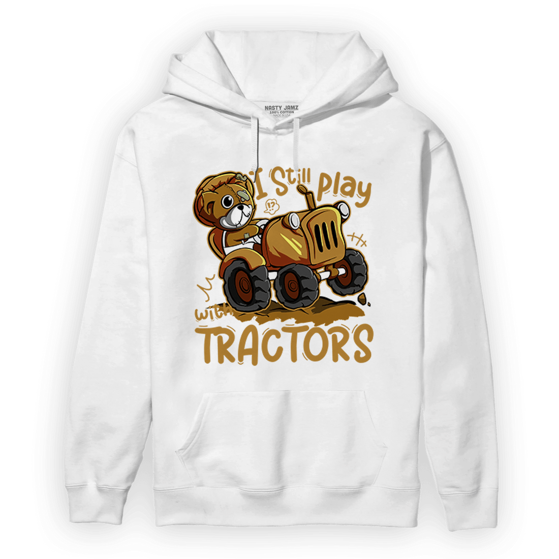 Wheat 13s Hoodie Match Play With Tractors BER - NastyJamz