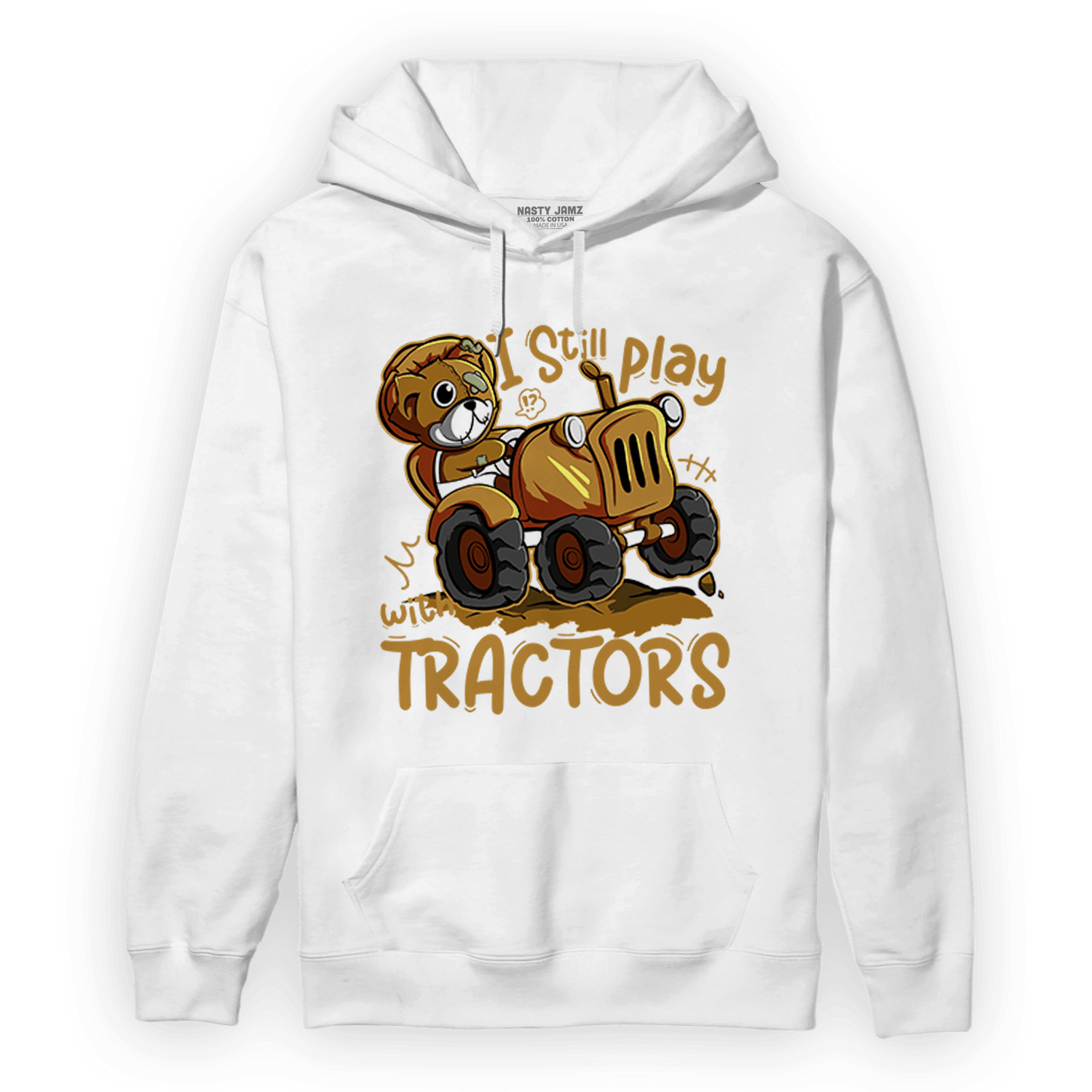 Wheat 13s Hoodie Match Play With Tractors BER - NastyJamz