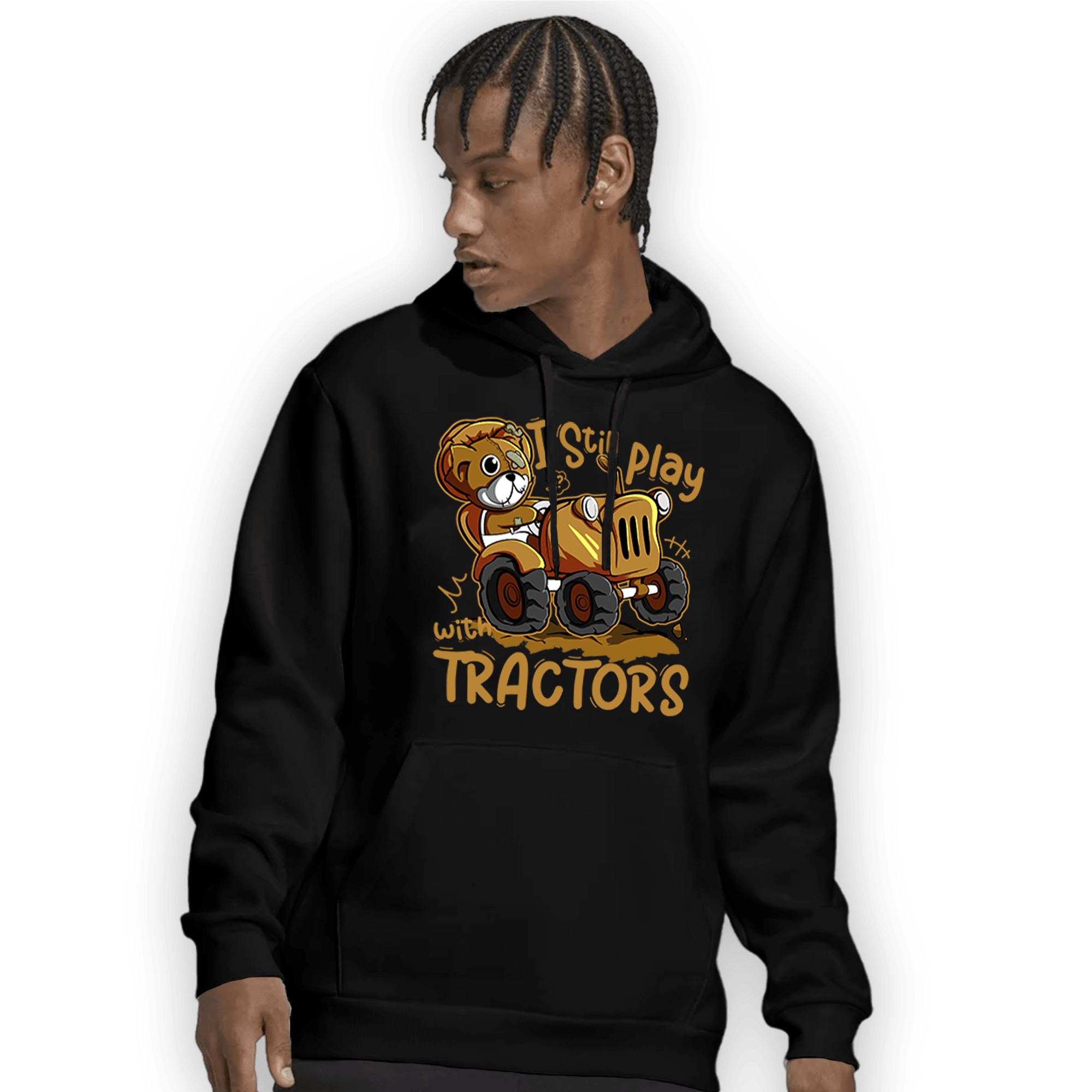 Wheat 13s Hoodie Match Play With Tractors BER - NastyJamz